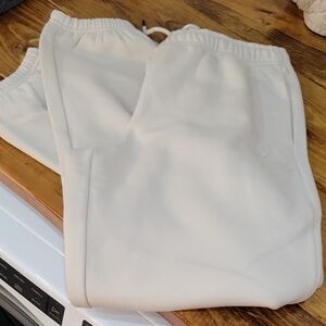 Womens Reebok Cream Sweatpants